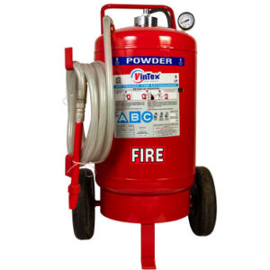 ABC Dry Powder Type Fire Extinguisher (High Capacity Trolley Mounted)
